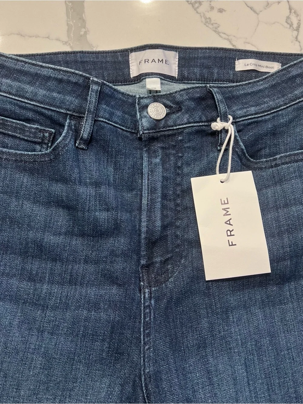 FRAME Le Crop Mini Boot Cascade Hem Jeans Size 29 😎*Price is firm*❤️ - Picture 3 of 15